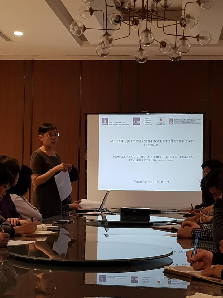 "Дотор махны зохистой хэрэглээ" сэдэвт сургалтад хамрагдав.